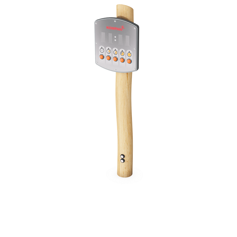 Kompan Outdoor Street Workout Robinia Multi Timer