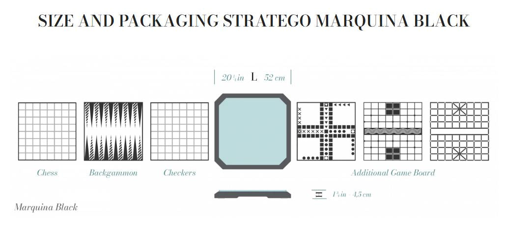 Teckell Brettspiel Stratego Black
