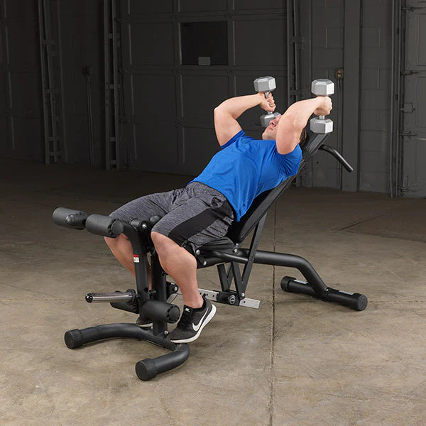 Bodysolid Olympic Leverage Flat Incline/Decline Bench