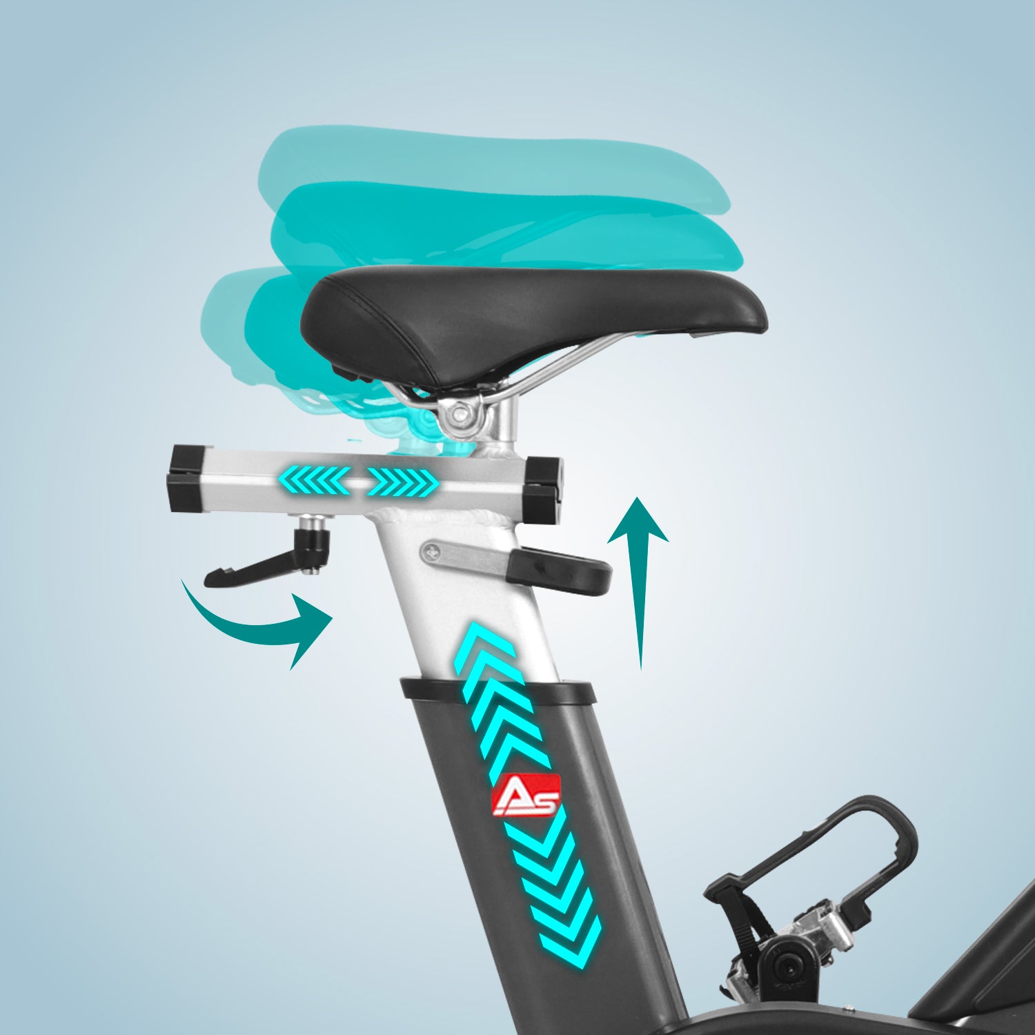 AsVIVA Indoor-Bike S8 Pro App-Bluetooth